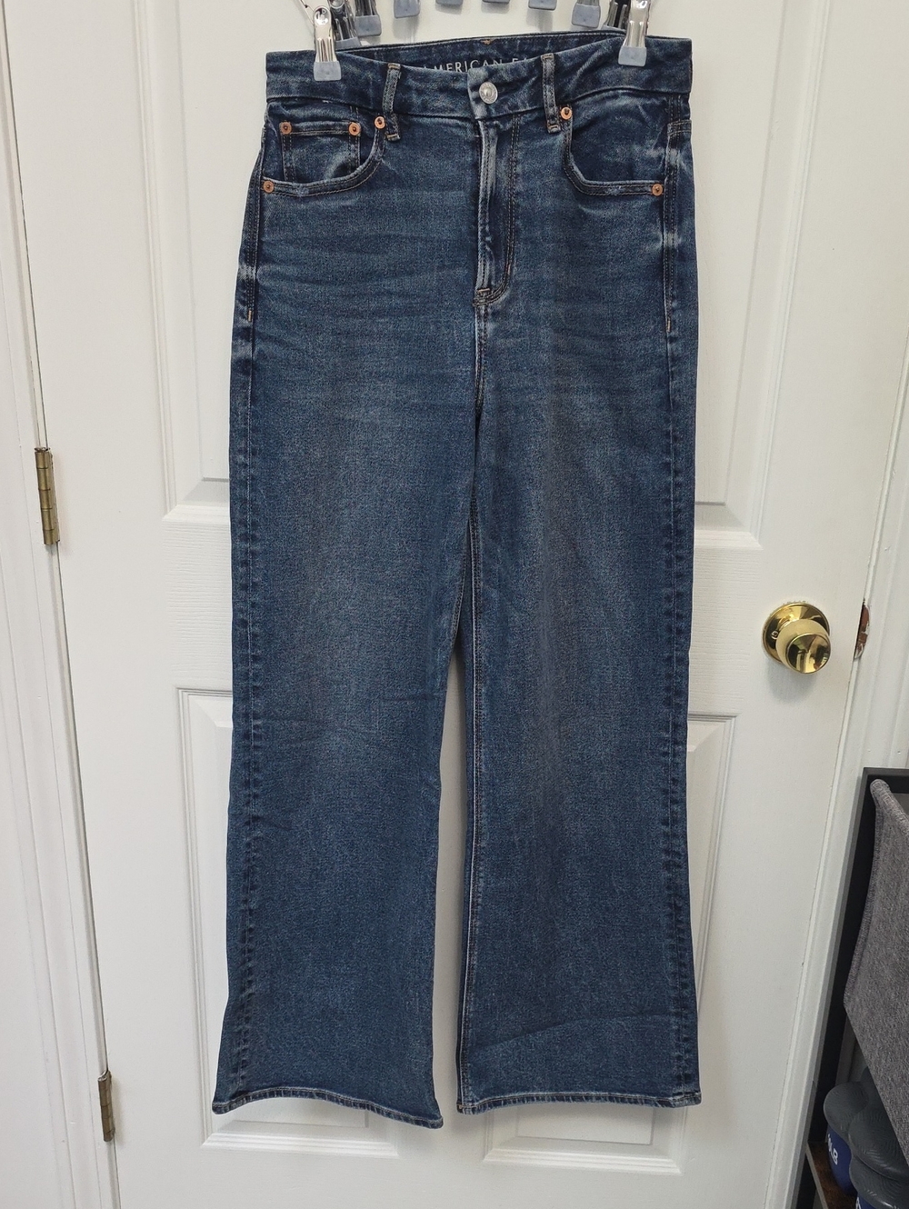American Eagle Curvy Super High Rise Baggy Wide Leg